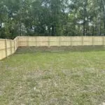 Backyard Wood Privacy Fence