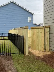 Wood Privacy and Aluminum Fences